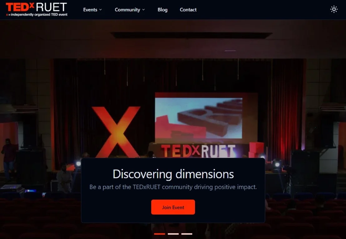 TEDxRUET official website